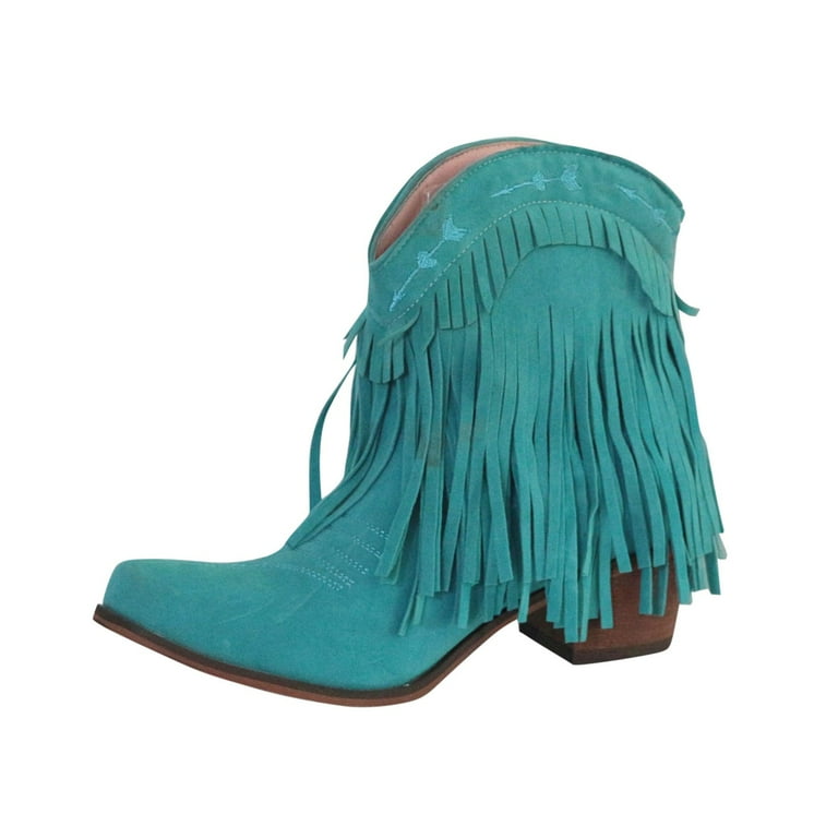 Ladies Boots Denim Boots Womens Booties and Boots Low Heel Ankle Boots for Women Womens Boots Size 9 Single Shoes Walmart