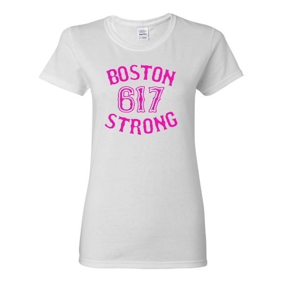 Ladies Boston Strong 617 T-Shirt Tee