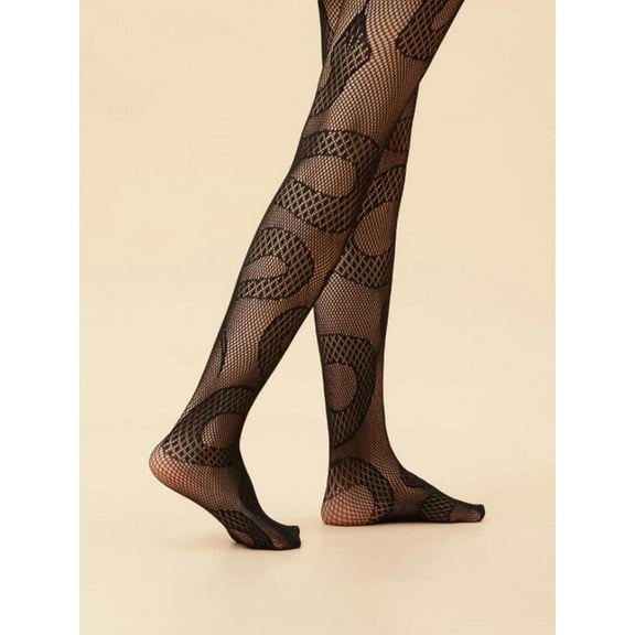 Ladies Bottoming Pantyhose Fishnet Jacquard Star Pantyhose 1773656643006897