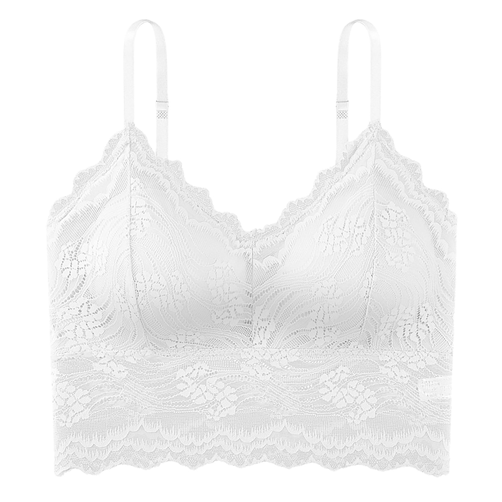 Ladies Bra Lace Suspender Wrapped Backless U Shaped Without Steel Ring