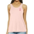 thumbnail image 1 of Ladies Breast Cancer Awareness Ribbon Patch Tank Top - Light Pink, XL, 1 of 2