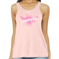 thumbnail image 1 of Ladies Breast Cancer Survivor Wings Tank Top - Light Pink, 2XL, 1 of 3