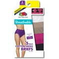 thumbnail image 1 of Ladies' Breathable Cotton Brief Panties, 4+1 Bonus Pack, 1 of 3
