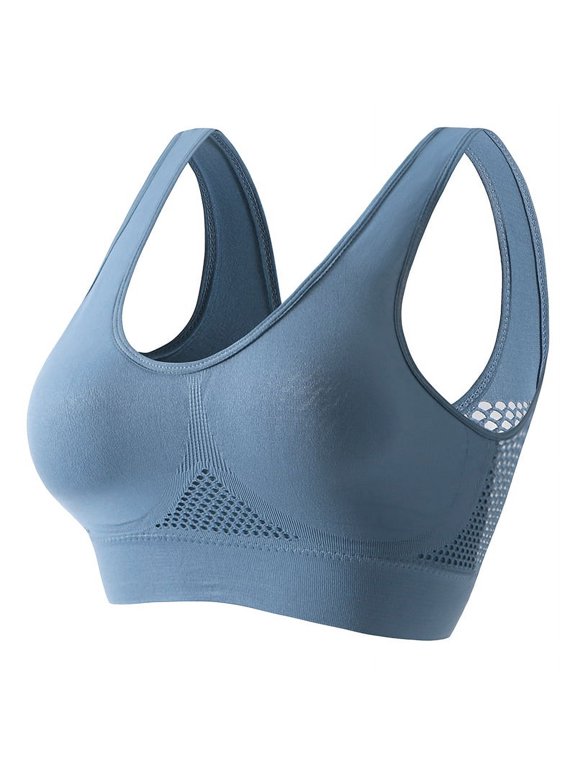 Women Cooling Breathable Wireless Air Bra Anti Sagging Breast Lift Support Lightweight Sports Bra Comfort Active Workout Running Daily Wear Invisible Comfort Underwear