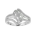 thumbnail image 1 of Ladies Brilliance Fine Jewelry 1/6 Carat T.W. Diamond Sterling Silver Ring, 1 of 2