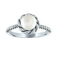 thumbnail image 1 of Ladies Brilliance Fine Jewelry Sterling Silver Cultured Fresh Water Pearl Ring, 1 of 3