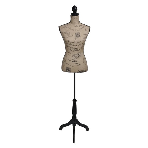 vidaXL Lady Mannequin Bust Torso Dress Display w/Tripod Stand Multi Colors