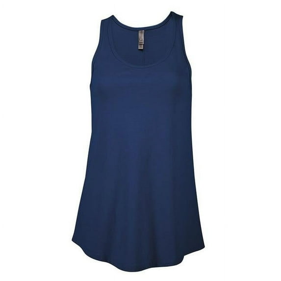 Ladies CVC Flowy Tank, Athletic Navy - Extra Large