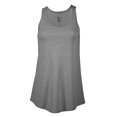 thumbnail image 1 of Ladies CVC Flowy Tank, Graphite Heather - 2X, 1 of 1