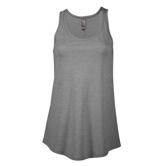 Ladies CVC Flowy Tank, Graphite Heather - 2X