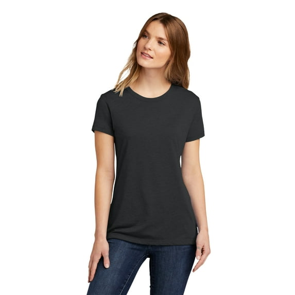 Ladies' CVC T-Shirt - CHARCOAL - S