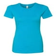 thumbnail image 1 of Ladies' CVC T-Shirt - TURQUOISE - XS, 1 of 5