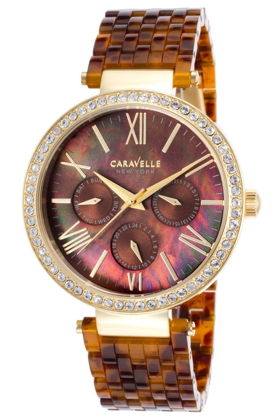 Ladies' Caravelle New York Chronograph Resin Watch