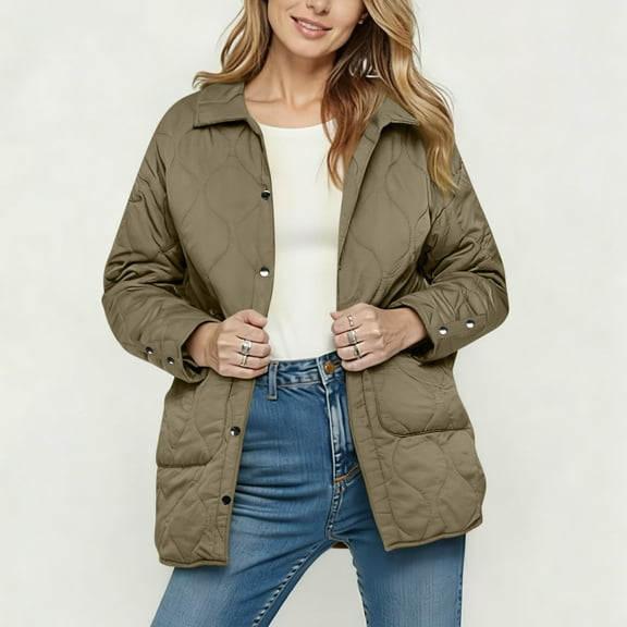 Ladies' Casual Colored Long-sleeved Hooded Jacket