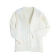 thumbnail image 1 of Ladies' Casual Solid Color Button V-neck Long Sleeved Knitted Cardigan Jacket Top, 1 of 7