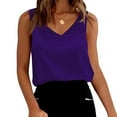 thumbnail image 1 of Ladies' Casual Solid Color Shirt Sleeveless Polyester, 1 of 6