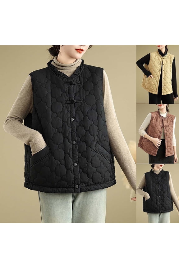 Ladies Casual Solid Color Sleeveless Hooded Round Neck Jacket Outerwear Shacket Summer Lightweight Breathable Beach Vacation Cover Up | CSEONE,Black XL