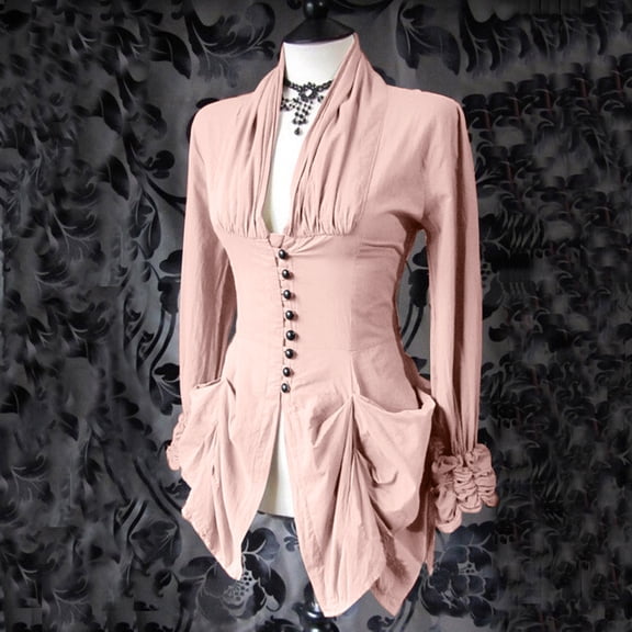 Ladies Casual V Neck Loose Tunic Top Style Long Sleeve Top Fall Womens Tops Womens plus Size Long Sleeve Blouse Planet plus Size Womens plus Size Dressy Tops And Blouses Women's Summer Shirts Dress