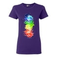 thumbnail image 1 of Ladies Chakra Meditate Yoga Exercise DT T-Shirt Tee, 1 of 2