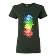 thumbnail image 1 of Ladies Chakra Meditate Yoga Exercise DT T-Shirt Tee, 1 of 2