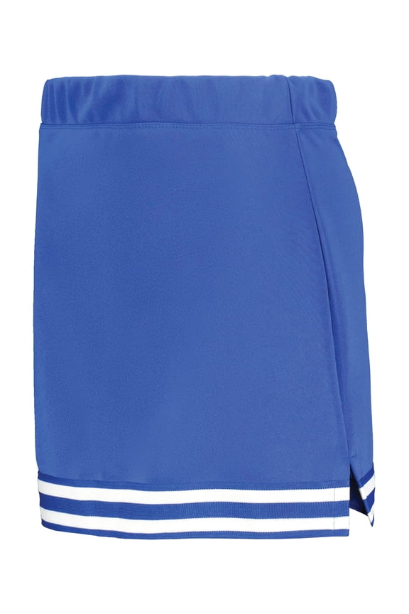 6926.W78.S Girls Cheer Squad Skirt, Royal & White - Small