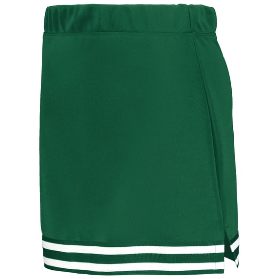Augusta Sportswear 6925.520.XL Ladies Cheer Squad Skirt, Dark Green, Black & White - Extra Large