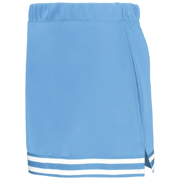 Augusta Sportswear 6925.021.S Ladies Cheer Squad Skirt, Columbia Blue & White - Small