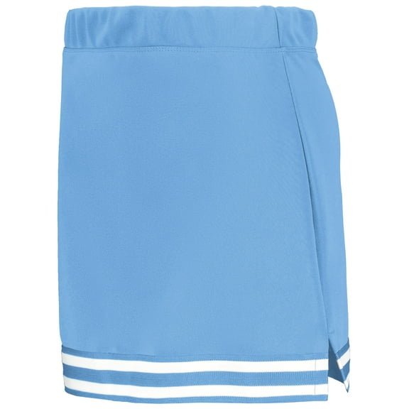 Augusta Sportswear 6925.021.S Ladies Cheer Squad Skirt, Columbia Blue & White - Small