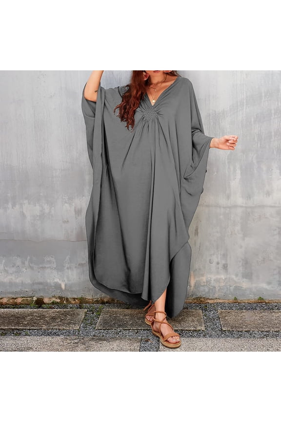 Ladies Chest Woven Loose Large Size Beach Smock Robe Holiday Sunblock Smock Women Winter Jackets plus Size Winter Coat Anorak Winter plus Size Coats for Women plus Light Jackets for Women plus Size