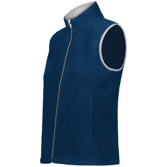 Augusta Sportswear 6854.065.XL Ladies Chill Fleece 2.0 Vest, Navy - Extra Large