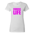 thumbnail image 1 of Ladies Choose Life Wham 80s Cool Retro T-Shirt Tee, 1 of 2