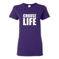 thumbnail image 1 of Ladies Choose Life Wham 80s Cool Retro T-Shirt Tee, 1 of 2