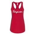 thumbnail image 1 of Ladies Christian Forgiven Racerback Tank Top-Red-xs, 1 of 4