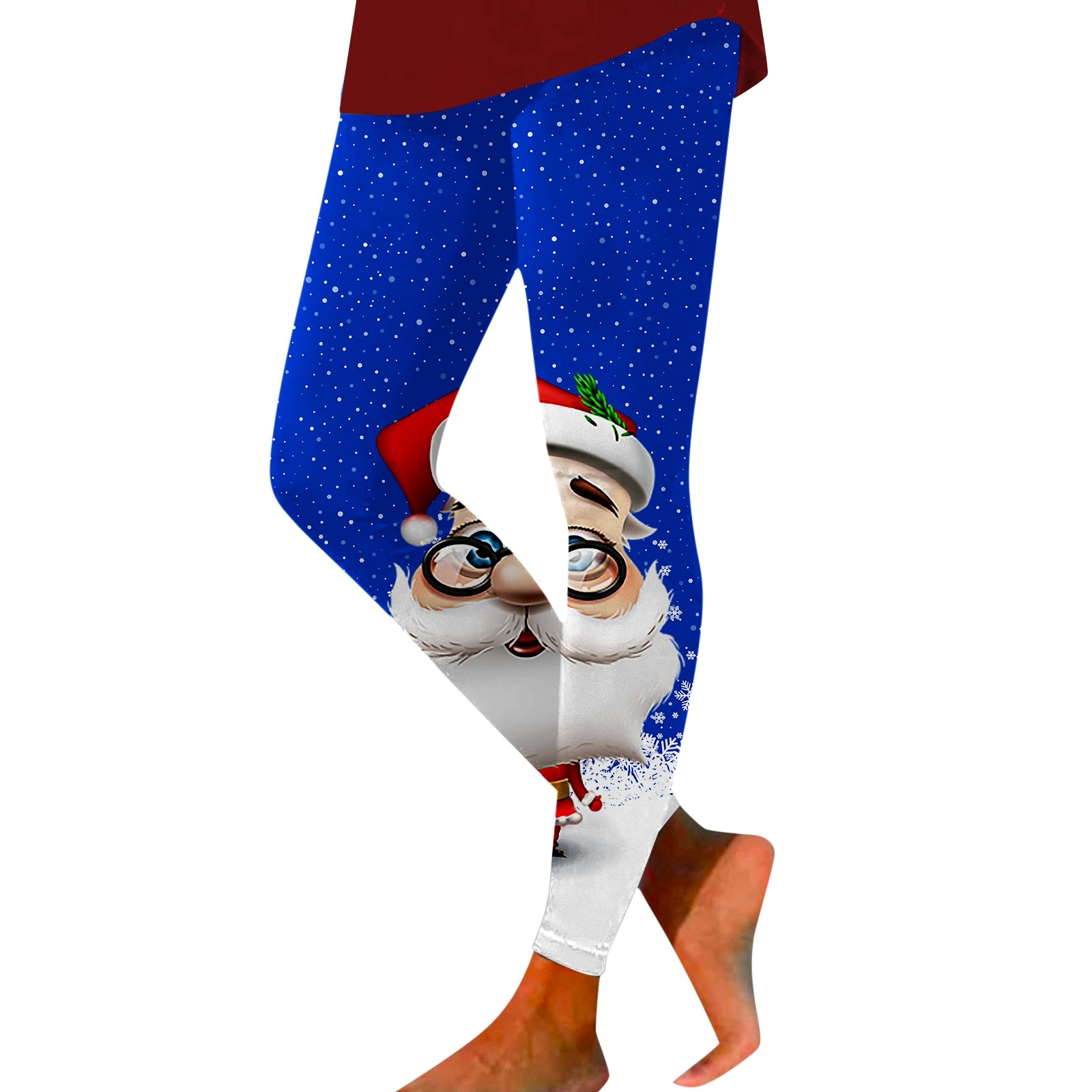 Ladies' Christmas Exquisite Printed Tight Lifting Fitness Leggings 2