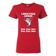 thumbnail image 1 of Ladies Christmas Shark Doo Doo Doo Funny DT T-Shirt Tee, 1 of 2