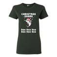 thumbnail image 1 of Ladies Christmas Shark Doo Doo Doo Funny DT T-Shirt Tee, 1 of 2