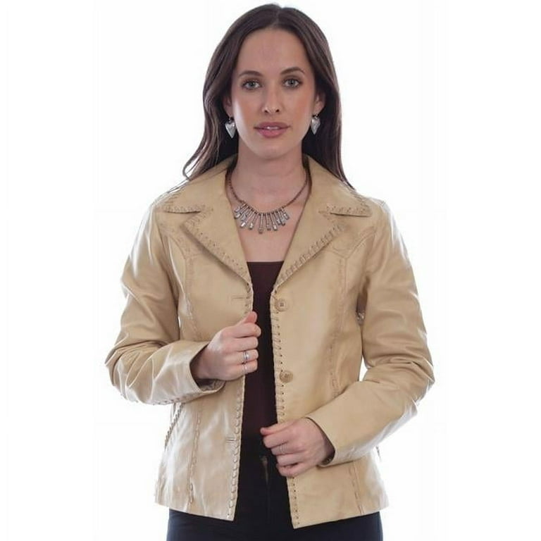 Western leather blazer sale