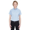 thumbnail image 1 of Ladies' Classic Wrinkle-Resistant Short-Sleeve Oxford - LIGHT BLUE - L, 1 of 2
