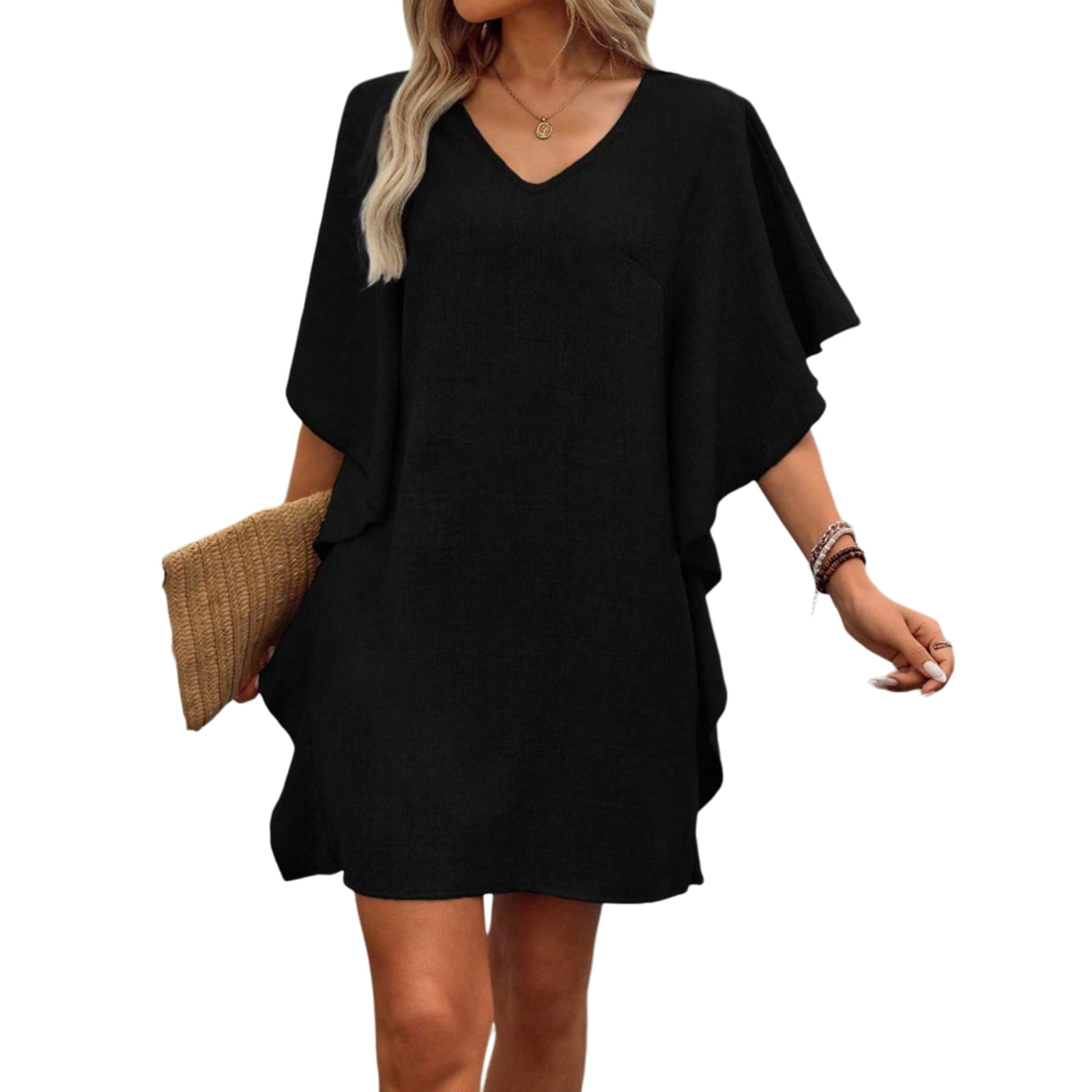 Ladies Clothes for Daily Wear Women's All Year Round Women Casual Dresses Casual Boho Midi Dress for Women Popular Sexy Women's Clothes Roupas Feminina