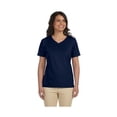 thumbnail image 1 of Ladies' Combed Ringspun Jersey V-Neck T-Shirt, 1 of 1