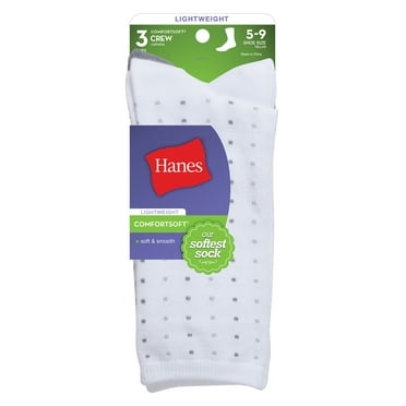 Ladies ComfortSoft Crew Socks 3 Pack