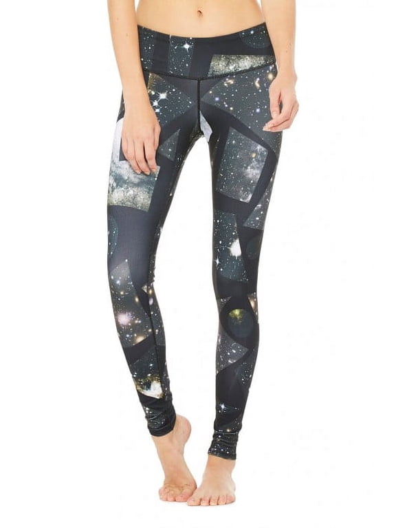 Ladies Compression Tights Active Yoga Running Pants Workout Leggings with Digital Prints