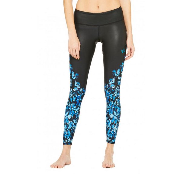 Ladies Compression Tights Active Yoga Running Pants Workout Leggings with Digital Prints