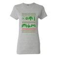 thumbnail image 1 of Ladies Controller Video Games Ugly Christmas Funny DT T-Shirt Tee, 1 of 2
