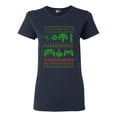 thumbnail image 1 of Ladies Controller Video Games Ugly Christmas Funny DT T-Shirt Tee, 1 of 2