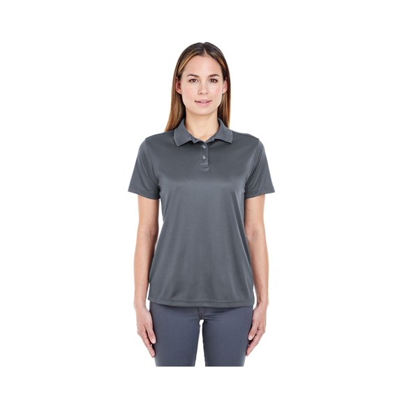 UltraClub 8404 Ladies Cool & Dry Sport Polo, XS, CHARCOAL