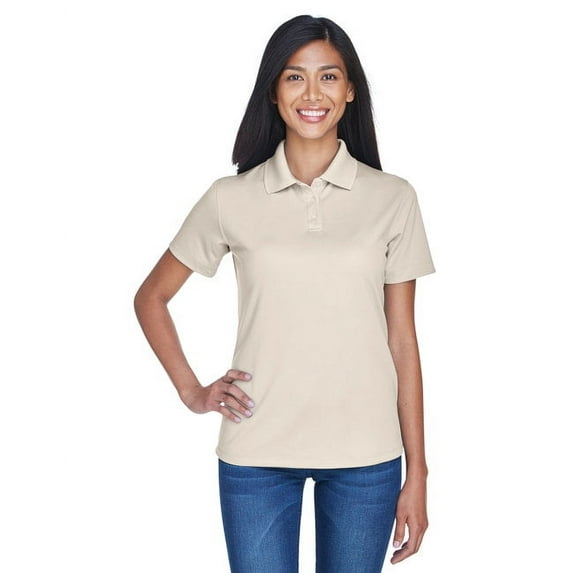 Ladies' Cool & Dry Stain-Release Performance Polo - STONE - M