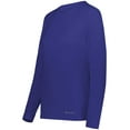 thumbnail image 1 of Holloway 222338.747.XL Ladies Essential Long Sleeve T-Shirt, Purple - Extra Large, 1 of 1