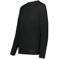 thumbnail image 1 of Holloway 222338.080.XS Ladies Essential Long Sleeve T-Shirt, Black - Extra Small, 1 of 1