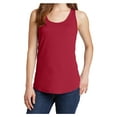thumbnail image 1 of Ladies Core Cotton Tank Top Red X-Large, 1 of 6